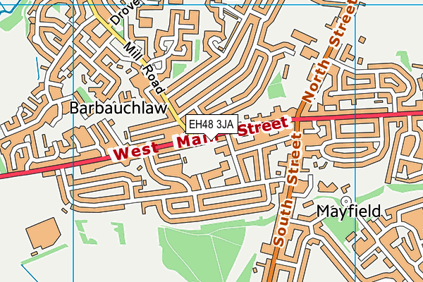 EH48 3JA map - OS VectorMap District (Ordnance Survey) EH48 3JA map - OS VectorMap District (Ordnance Survey)