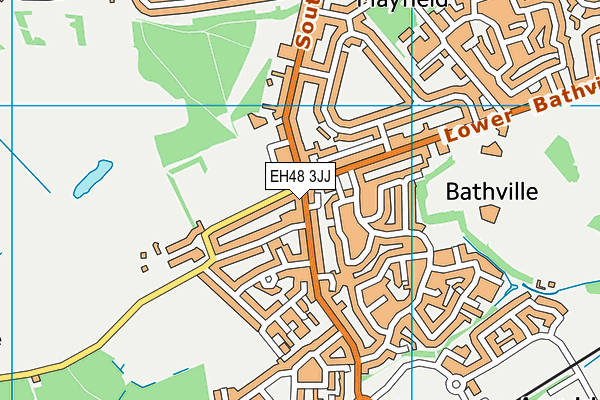 EH48 3JJ map - OS VectorMap District (Ordnance Survey) EH48 3JJ map - OS VectorMap District (Ordnance Survey)