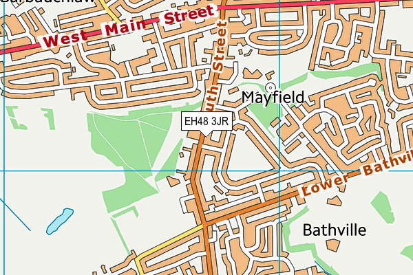EH48 3JR map - OS VectorMap District (Ordnance Survey) EH48 3JR map - OS VectorMap District (Ordnance Survey)