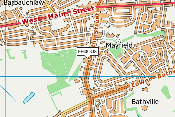 EH48 3JS map - OS VectorMap District (Ordnance Survey) EH48 3JS map - OS VectorMap District (Ordnance Survey)