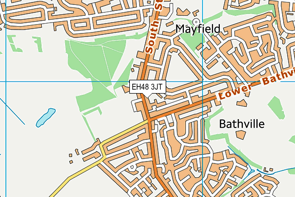 EH48 3JT map - OS VectorMap District (Ordnance Survey) EH48 3JT map - OS VectorMap District (Ordnance Survey)