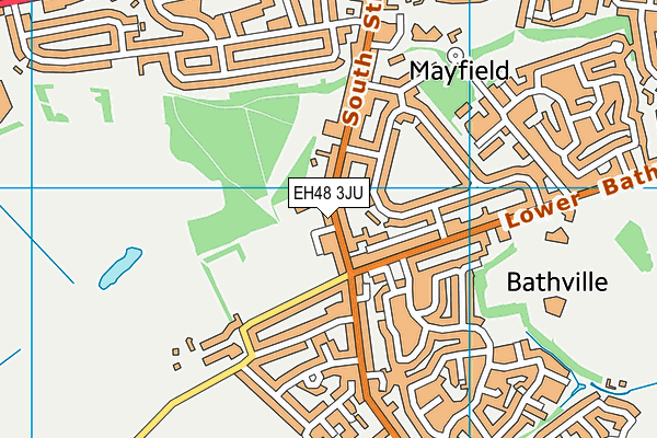 EH48 3JU map - OS VectorMap District (Ordnance Survey) EH48 3JU map - OS VectorMap District (Ordnance Survey)
