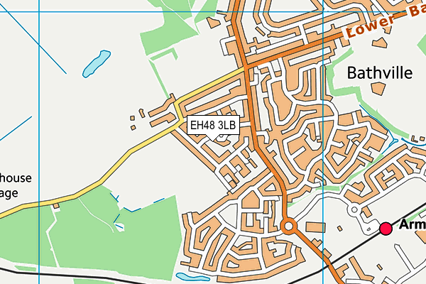 EH48 3LB map - OS VectorMap District (Ordnance Survey) EH48 3LB map - OS VectorMap District (Ordnance Survey)