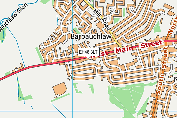 EH48 3LT map - OS VectorMap District (Ordnance Survey) EH48 3LT map - OS VectorMap District (Ordnance Survey)