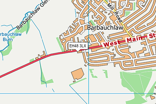 EH48 3LX map - OS VectorMap District (Ordnance Survey) EH48 3LX map - OS VectorMap District (Ordnance Survey)