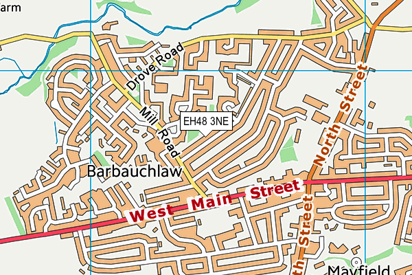 EH48 3NE map - OS VectorMap District (Ordnance Survey) EH48 3NE map - OS VectorMap District (Ordnance Survey)