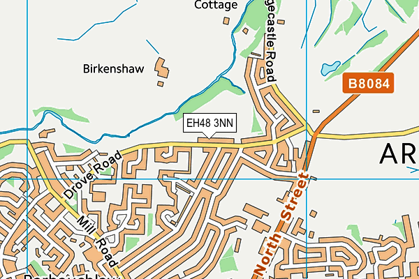 EH48 3NN map - OS VectorMap District (Ordnance Survey) EH48 3NN map - OS VectorMap District (Ordnance Survey)