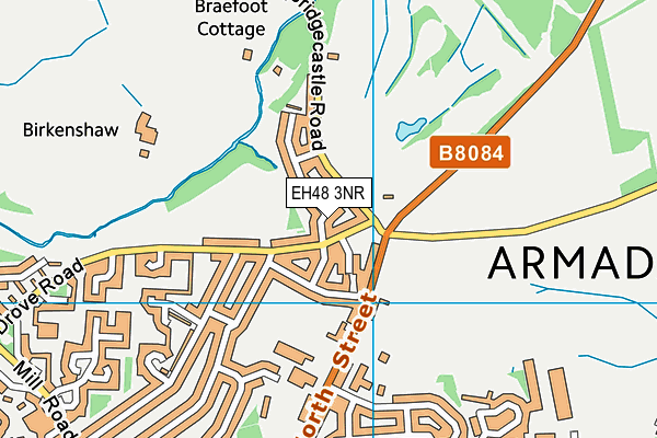 EH48 3NR map - OS VectorMap District (Ordnance Survey) EH48 3NR map - OS VectorMap District (Ordnance Survey)