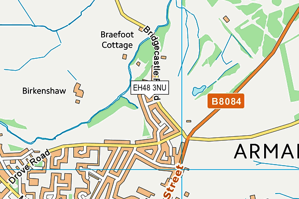 EH48 3NU map - OS VectorMap District (Ordnance Survey) EH48 3NU map - OS VectorMap District (Ordnance Survey)