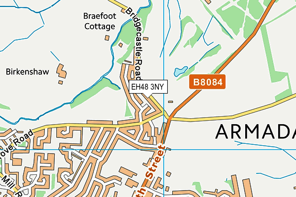 EH48 3NY map - OS VectorMap District (Ordnance Survey) EH48 3NY map - OS VectorMap District (Ordnance Survey)