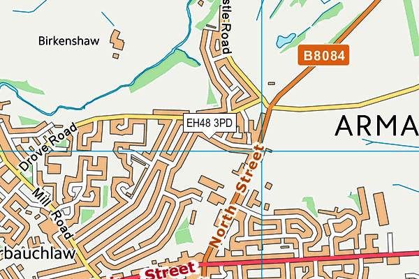 EH48 3PD map - OS VectorMap District (Ordnance Survey) EH48 3PD map - OS VectorMap District (Ordnance Survey)
