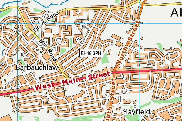 EH48 3PH map - OS VectorMap District (Ordnance Survey) EH48 3PH map - OS VectorMap District (Ordnance Survey)