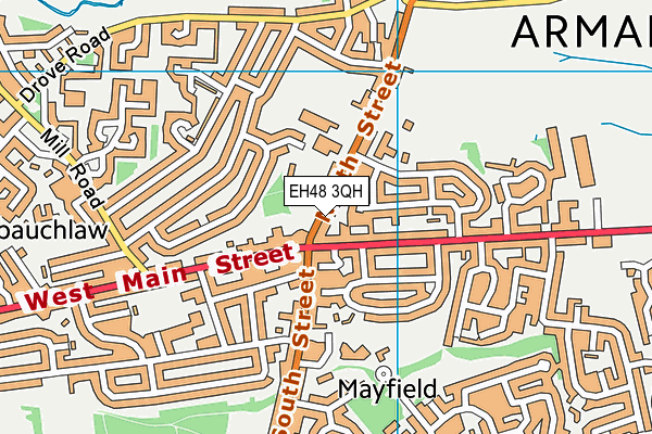 EH48 3QH map - OS VectorMap District (Ordnance Survey) EH48 3QH map - OS VectorMap District (Ordnance Survey)