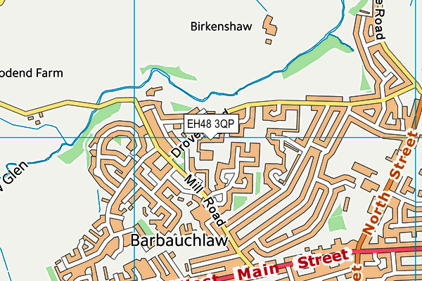 EH48 3QP map - OS VectorMap District (Ordnance Survey) EH48 3QP map - OS VectorMap District (Ordnance Survey)