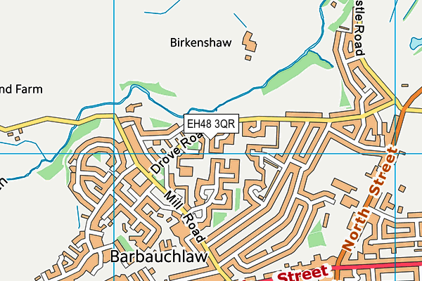 EH48 3QR map - OS VectorMap District (Ordnance Survey) EH48 3QR map - OS VectorMap District (Ordnance Survey)