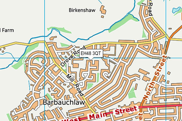 EH48 3QT map - OS VectorMap District (Ordnance Survey) EH48 3QT map - OS VectorMap District (Ordnance Survey)