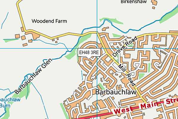 EH48 3RE map - OS VectorMap District (Ordnance Survey) EH48 3RE map - OS VectorMap District (Ordnance Survey)