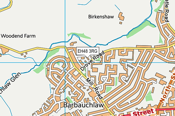 EH48 3RG map - OS VectorMap District (Ordnance Survey) EH48 3RG map - OS VectorMap District (Ordnance Survey)