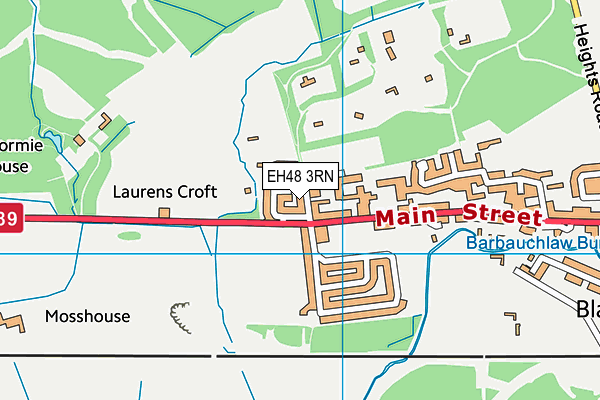 EH48 3RN map - OS VectorMap District (Ordnance Survey) EH48 3RN map - OS VectorMap District (Ordnance Survey)