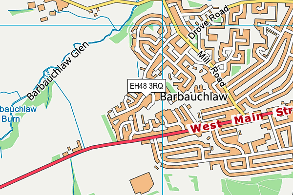 EH48 3RQ map - OS VectorMap District (Ordnance Survey) EH48 3RQ map - OS VectorMap District (Ordnance Survey)