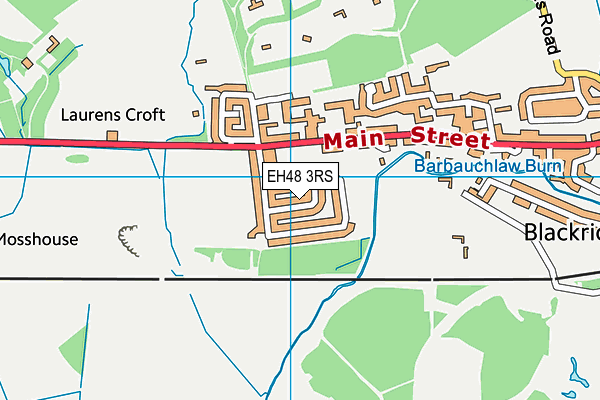 EH48 3RS map - OS VectorMap District (Ordnance Survey) EH48 3RS map - OS VectorMap District (Ordnance Survey)