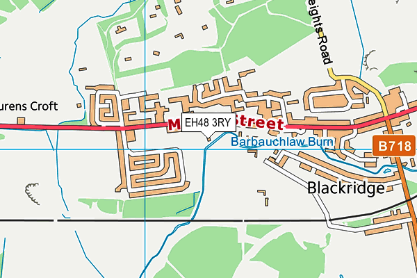 EH48 3RY map - OS VectorMap District (Ordnance Survey) EH48 3RY map - OS VectorMap District (Ordnance Survey)