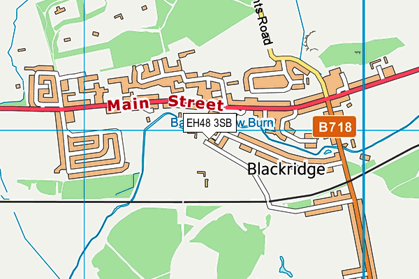 EH48 3SB map - OS VectorMap District (Ordnance Survey) EH48 3SB map - OS VectorMap District (Ordnance Survey)