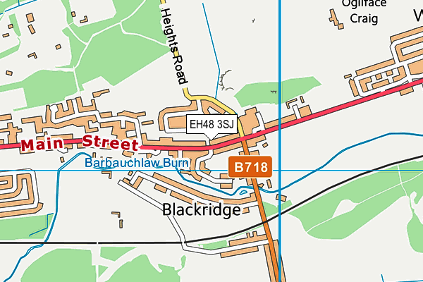 EH48 3SJ map - OS VectorMap District (Ordnance Survey) EH48 3SJ map - OS VectorMap District (Ordnance Survey)