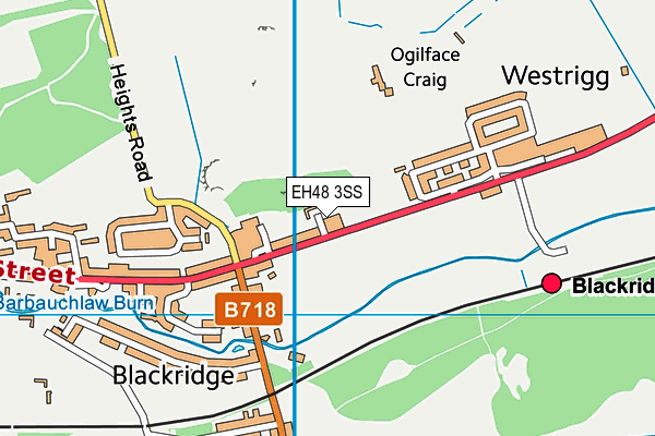EH48 3SS map - OS VectorMap District (Ordnance Survey) EH48 3SS map - OS VectorMap District (Ordnance Survey)