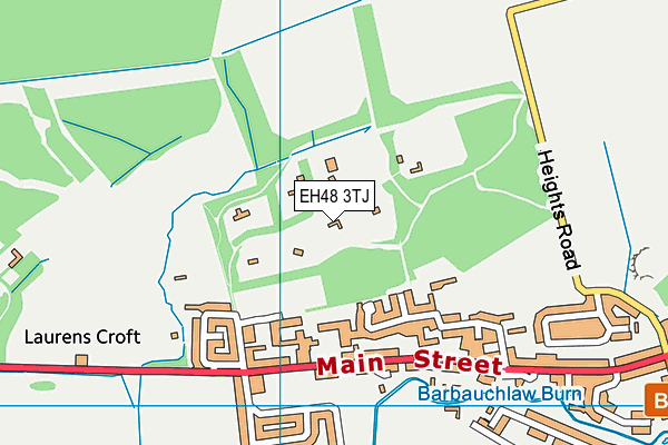 EH48 3TJ map - OS VectorMap District (Ordnance Survey) EH48 3TJ map - OS VectorMap District (Ordnance Survey)