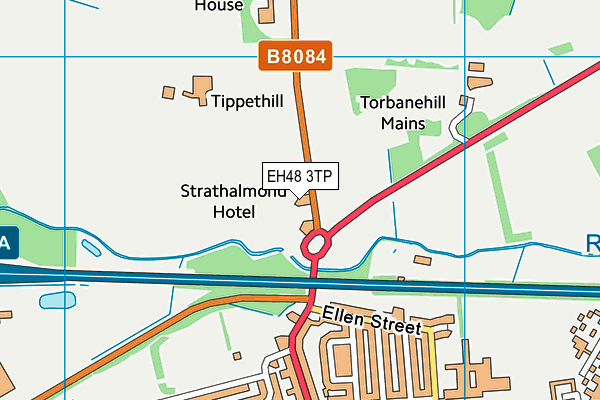 EH48 3TP map - OS VectorMap District (Ordnance Survey) EH48 3TP map - OS VectorMap District (Ordnance Survey)