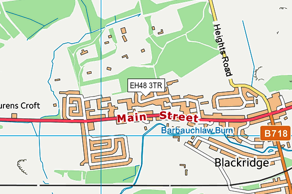 EH48 3TR map - OS VectorMap District (Ordnance Survey) EH48 3TR map - OS VectorMap District (Ordnance Survey)