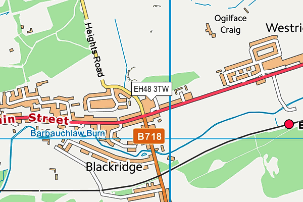 EH48 3TW map - OS VectorMap District (Ordnance Survey) EH48 3TW map - OS VectorMap District (Ordnance Survey)