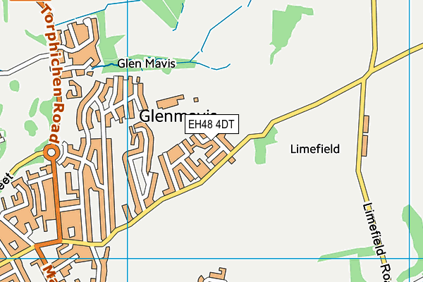 EH48 4DT map - OS VectorMap District (Ordnance Survey) EH48 4DT map - OS VectorMap District (Ordnance Survey)