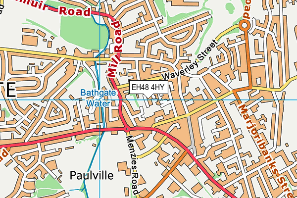 EH48 4HY map - OS VectorMap District (Ordnance Survey) EH48 4HY map - OS VectorMap District (Ordnance Survey)