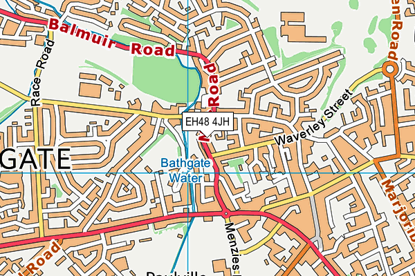 EH48 4JH map - OS VectorMap District (Ordnance Survey)