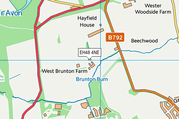 EH48 4NE map - OS VectorMap District (Ordnance Survey) EH48 4NE map - OS VectorMap District (Ordnance Survey)