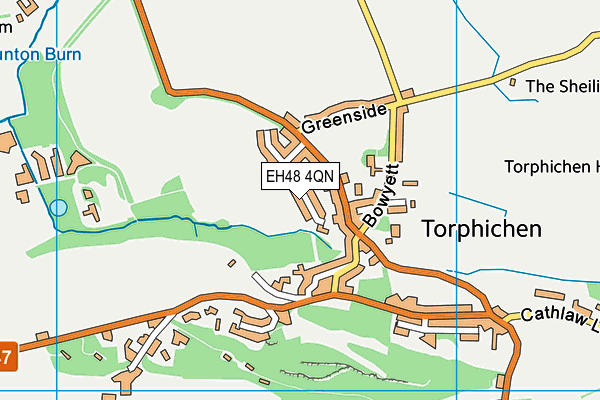 EH48 4QN map - OS VectorMap District (Ordnance Survey) EH48 4QN map - OS VectorMap District (Ordnance Survey)