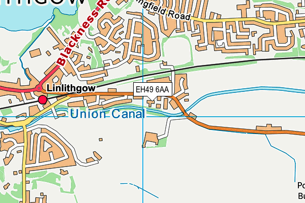 EH49 6AA map - OS VectorMap District (Ordnance Survey) EH49 6AA map - OS VectorMap District (Ordnance Survey)