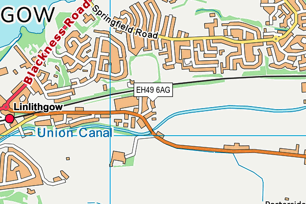 EH49 6AG map - OS VectorMap District (Ordnance Survey) EH49 6AG map - OS VectorMap District (Ordnance Survey)