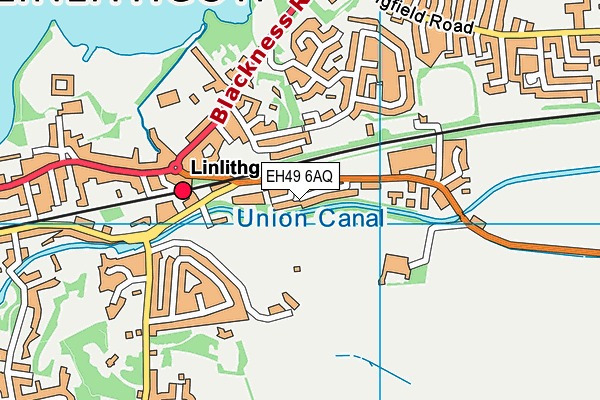 EH49 6AQ map - OS VectorMap District (Ordnance Survey) EH49 6AQ map - OS VectorMap District (Ordnance Survey)
