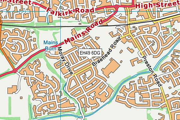 EH49 6DG map - OS VectorMap District (Ordnance Survey) EH49 6DG map - OS VectorMap District (Ordnance Survey)