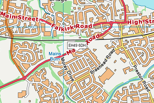 EH49 6DH map - OS VectorMap District (Ordnance Survey) EH49 6DH map - OS VectorMap District (Ordnance Survey)