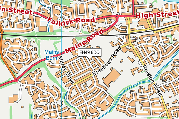 EH49 6DQ map - OS VectorMap District (Ordnance Survey) EH49 6DQ map - OS VectorMap District (Ordnance Survey)