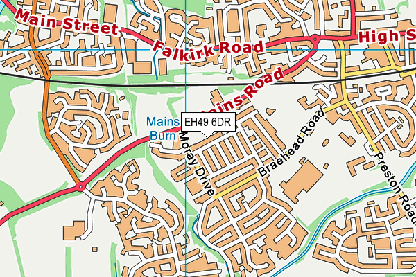 EH49 6DR map - OS VectorMap District (Ordnance Survey) EH49 6DR map - OS VectorMap District (Ordnance Survey)