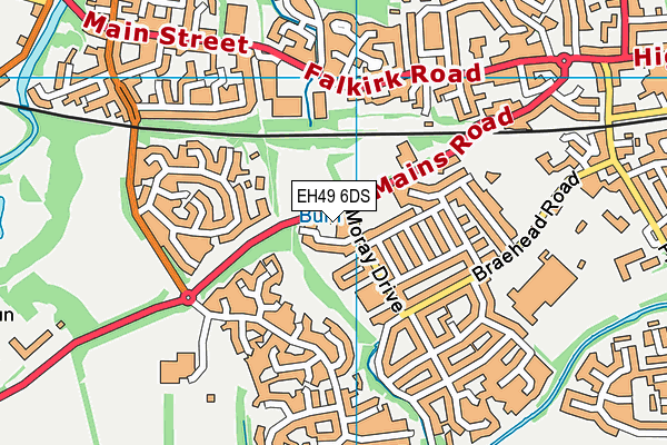EH49 6DS map - OS VectorMap District (Ordnance Survey) EH49 6DS map - OS VectorMap District (Ordnance Survey)