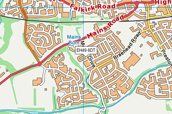 EH49 6DT map - OS VectorMap District (Ordnance Survey) EH49 6DT map - OS VectorMap District (Ordnance Survey)