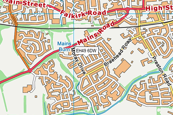 EH49 6DW map - OS VectorMap District (Ordnance Survey) EH49 6DW map - OS VectorMap District (Ordnance Survey)