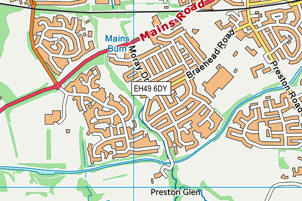 EH49 6DY map - OS VectorMap District (Ordnance Survey) EH49 6DY map - OS VectorMap District (Ordnance Survey)