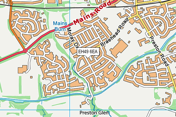 EH49 6EA map - OS VectorMap District (Ordnance Survey) EH49 6EA map - OS VectorMap District (Ordnance Survey)